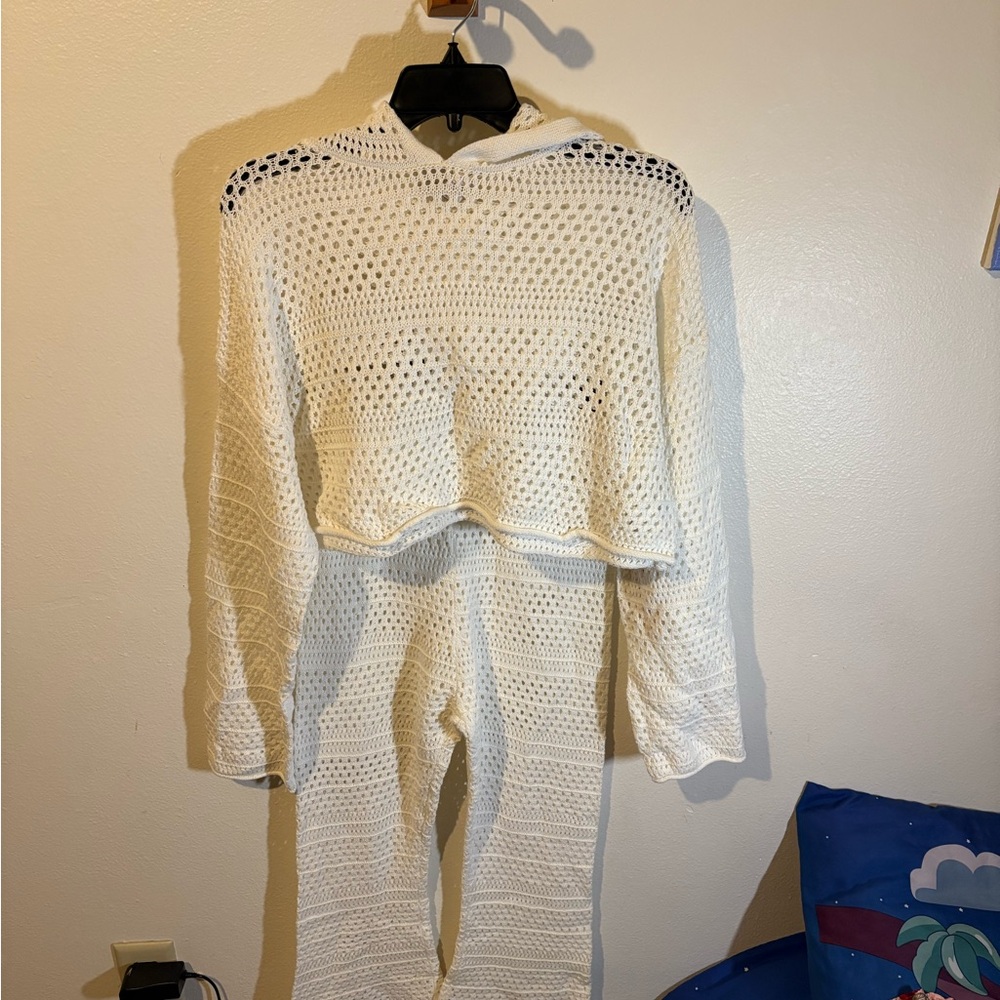 Sincerely Jules White Knit Two Piece set